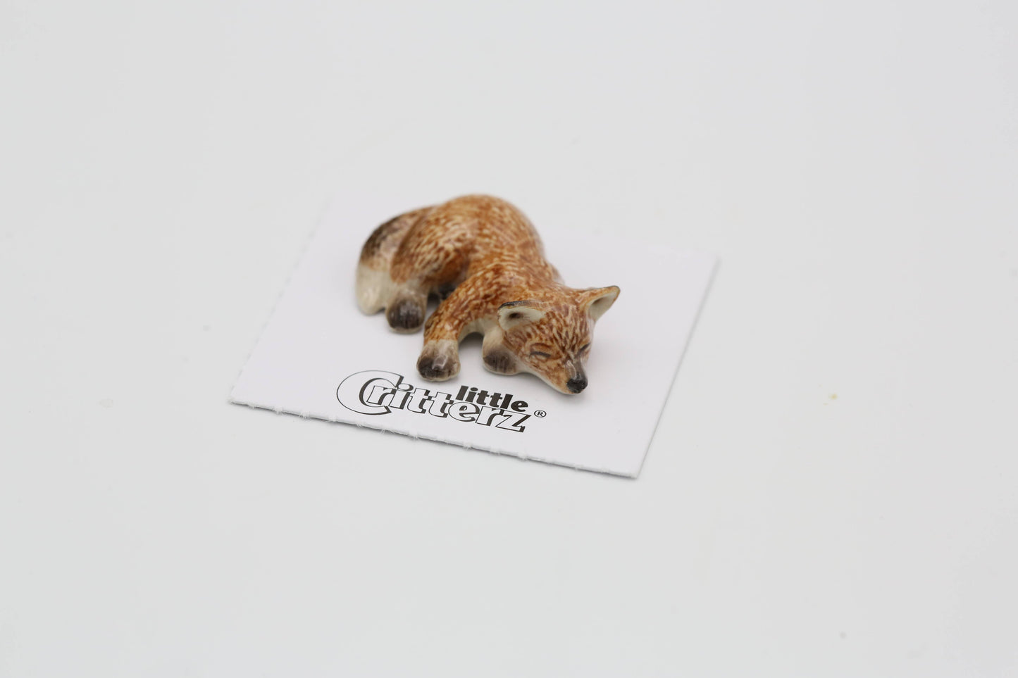 Little Critterz Porcelain Miniature - "Sly" Fox Pup