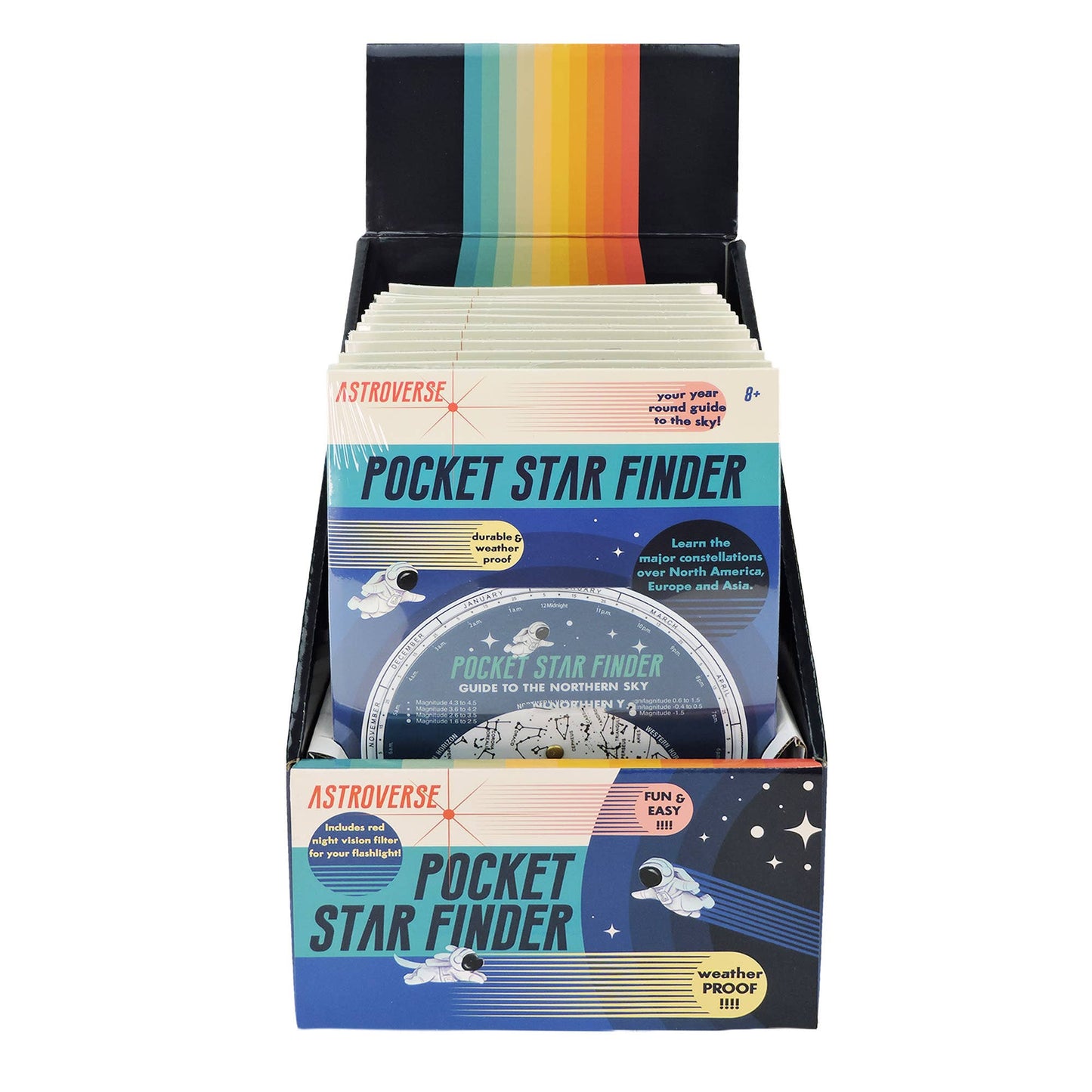 Kids - Pocket Star Finder, Travel size, Use with Flashlight, STEM