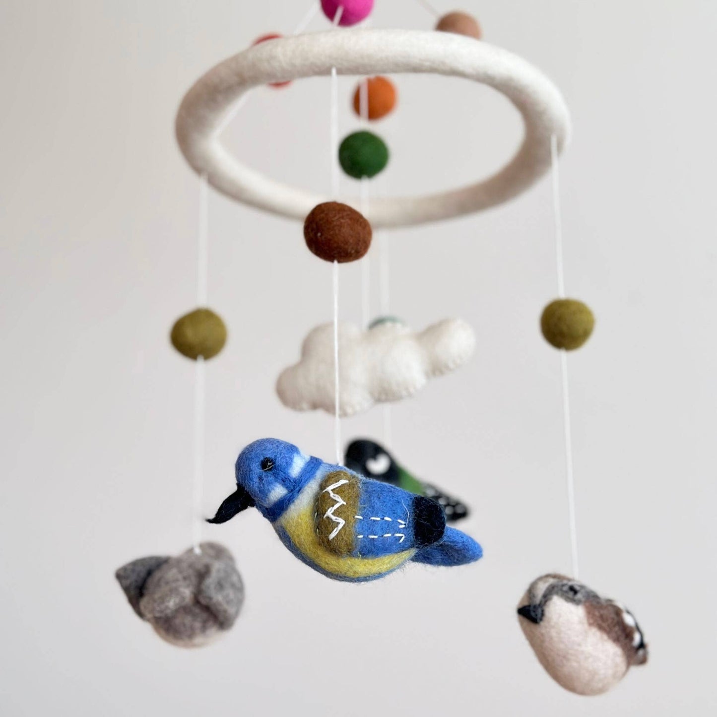 Felted Mobile - Birds