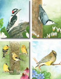 Boxed Notecards - Backyard Birds Boxed Notecard Assortment (Jenny Geuder Art) by Jenny deFouw Geuder (Artist)