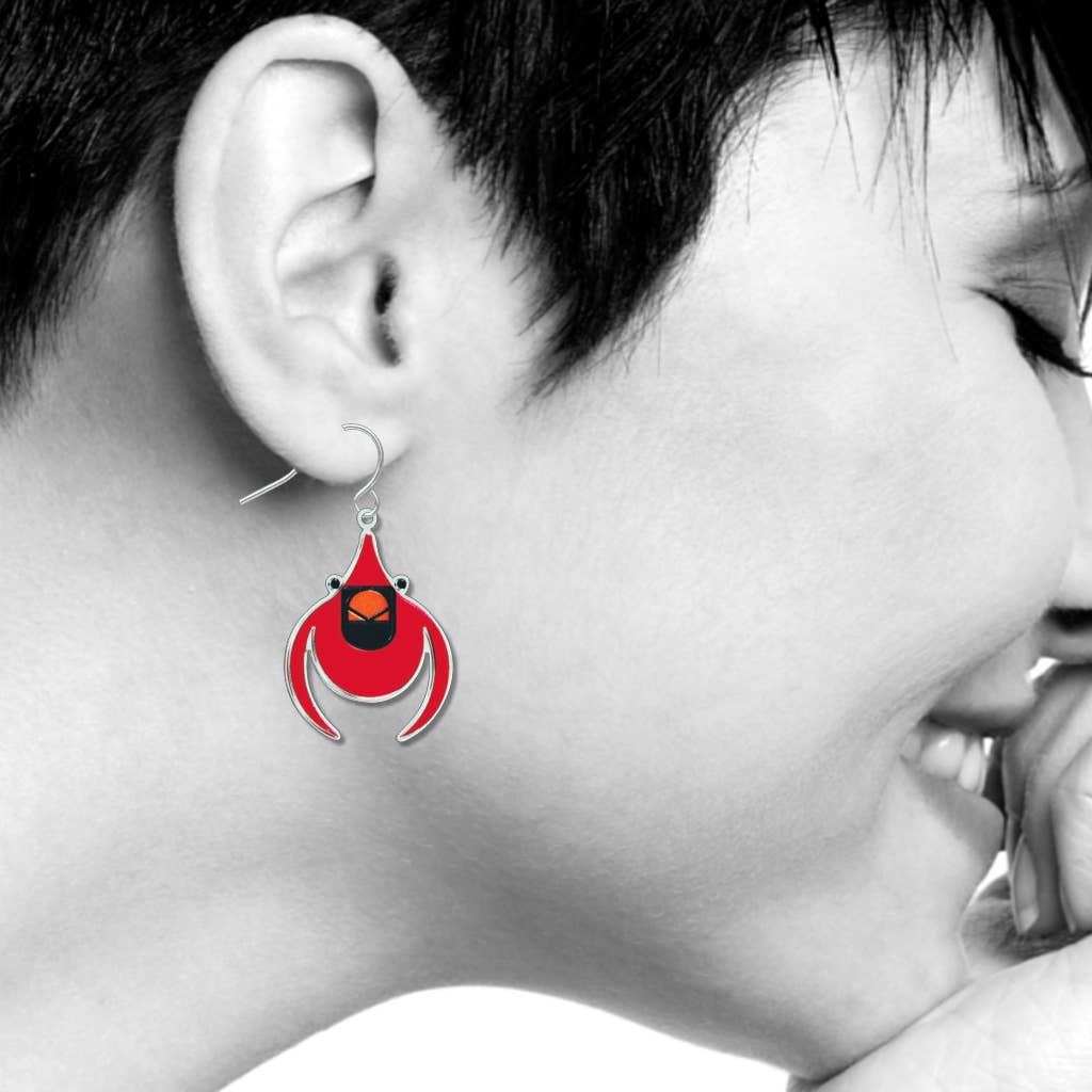 Boxed Jewelry - Charley Harper's Cardinal Earrings