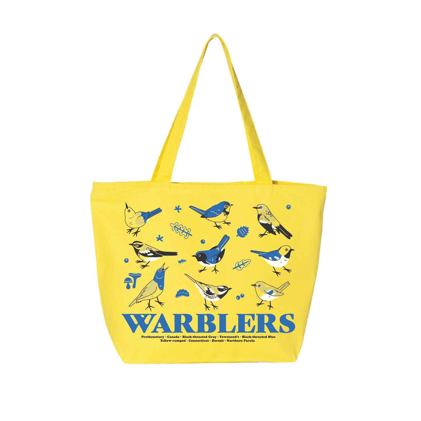 Tote Bag - Warblers Yellow Jumbo Tote