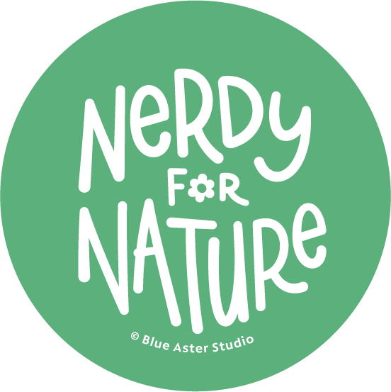 Pinback Button - Nerdy for Nature