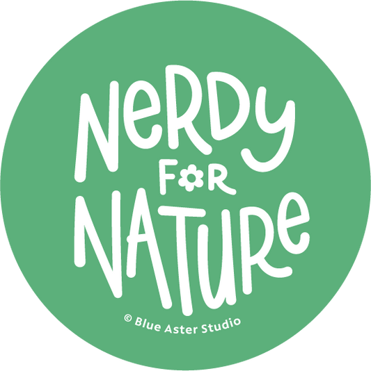 Pinback Button - Nerdy for Nature