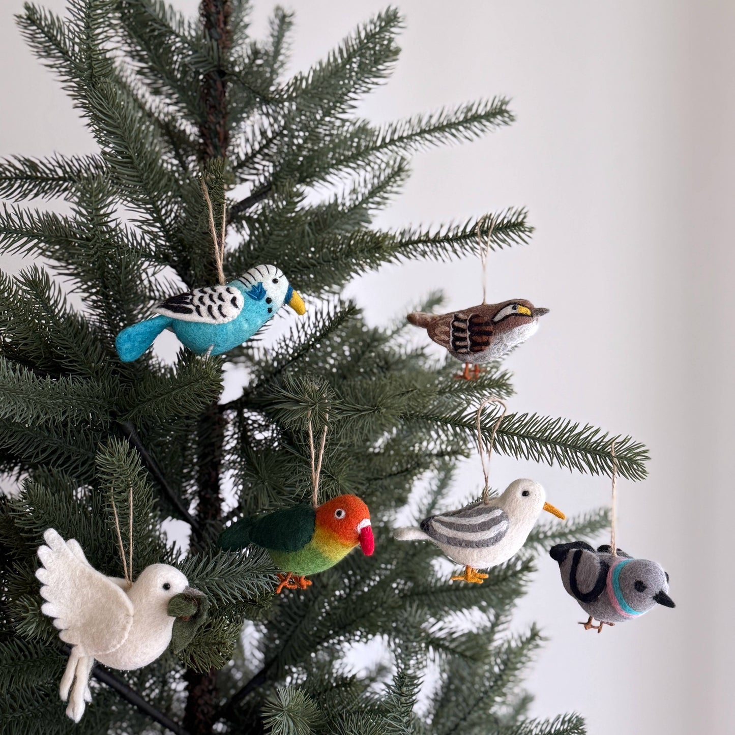 Ornament - Felted Dove