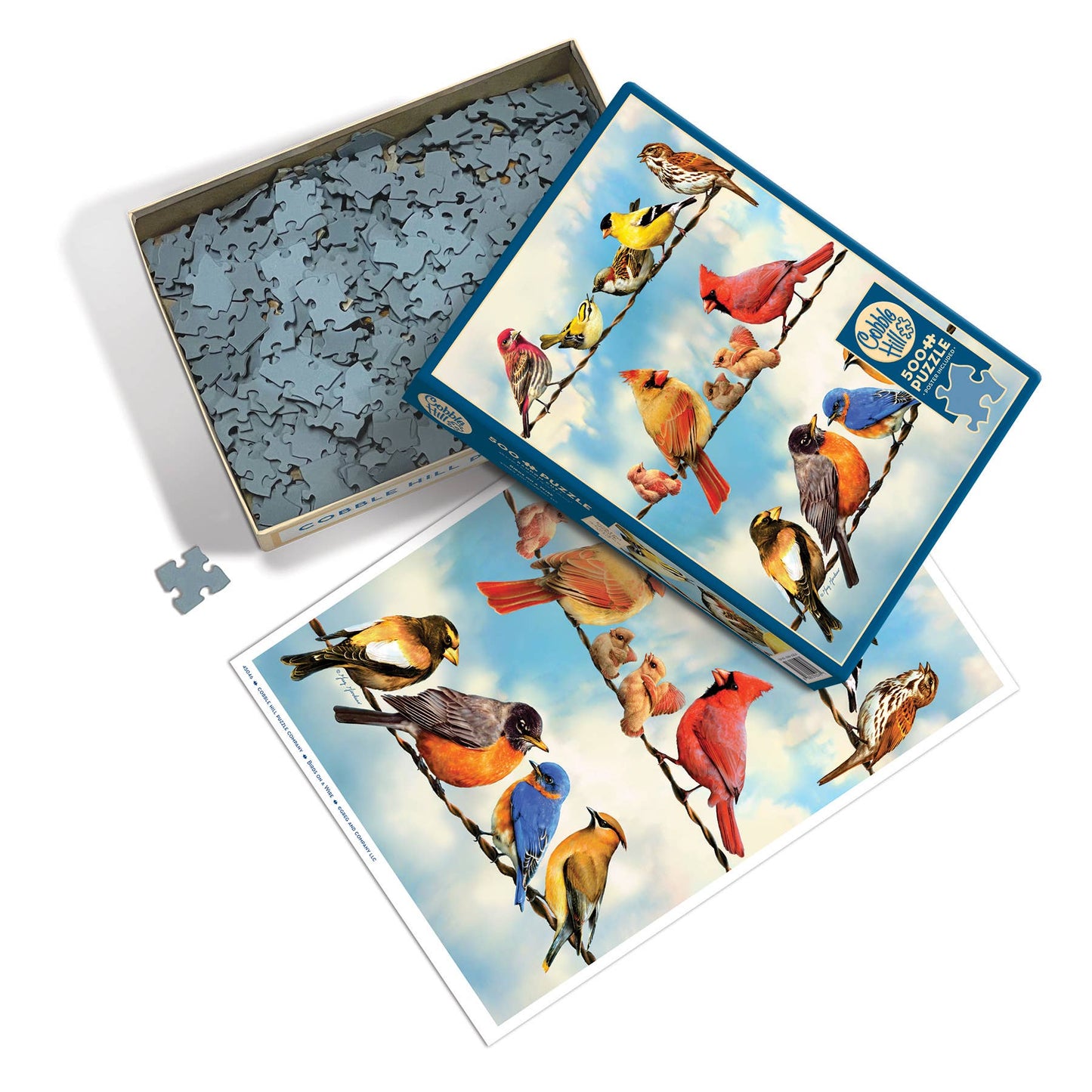 Puzzle - Birds on a Wire (500-Piece)