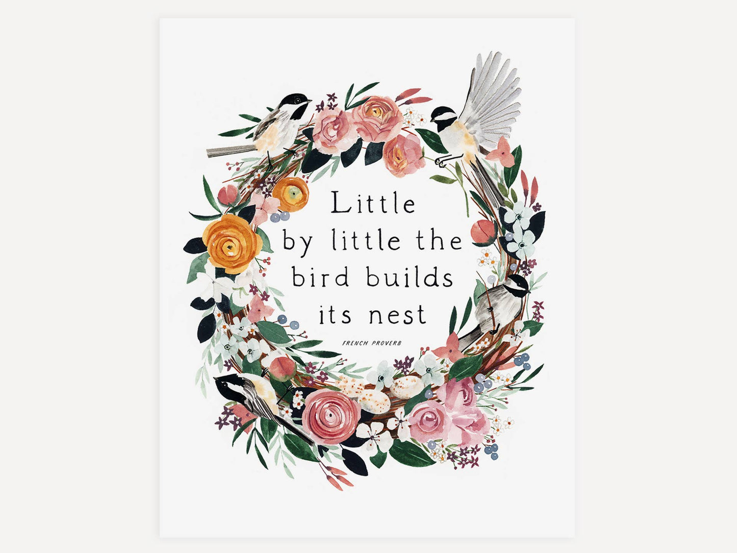 Unframed Art Print - "Little by Little" by Leana Fischer