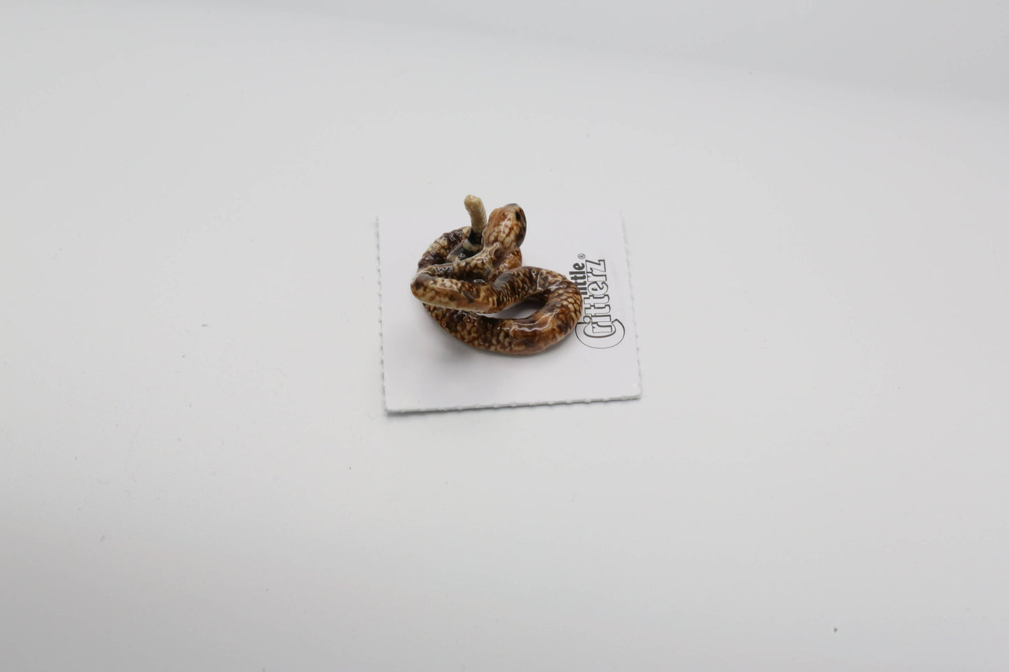 Little Critterz Porcelain Miniature - "Shakes" Rattlesnake