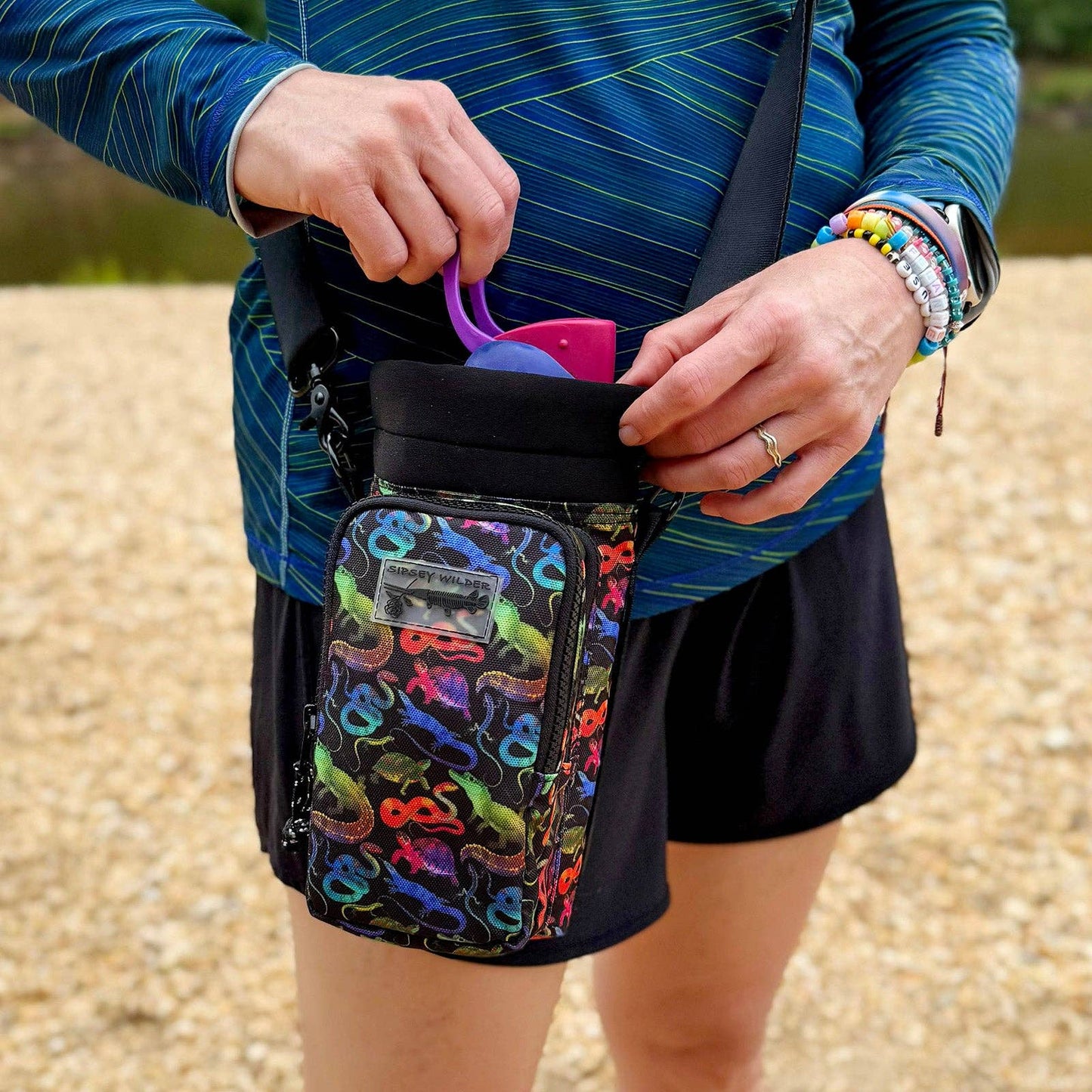 Water Bottle Carrier - Reptile Rave