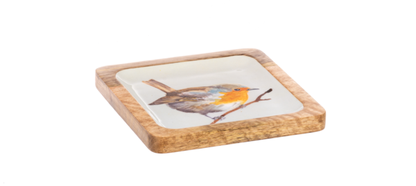 Square Bird Serving Tray - Small