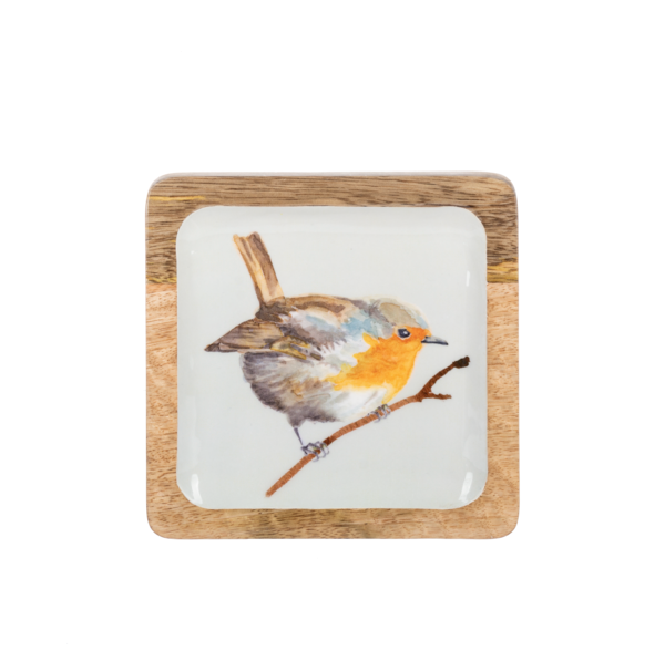 Square Bird Serving Tray - Small