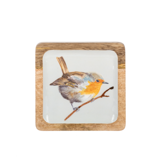 Square Bird Serving Tray - Small