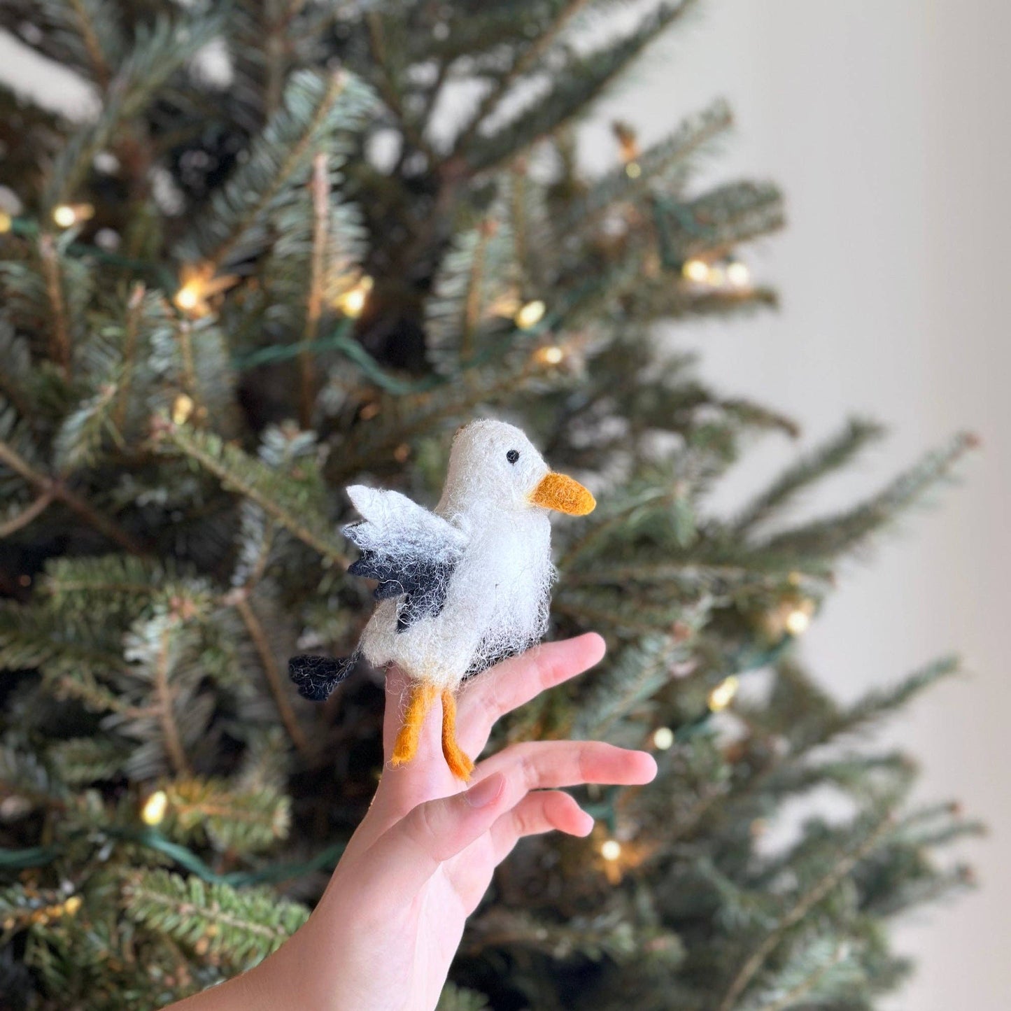 Finger Puppet - Felted Eagle
