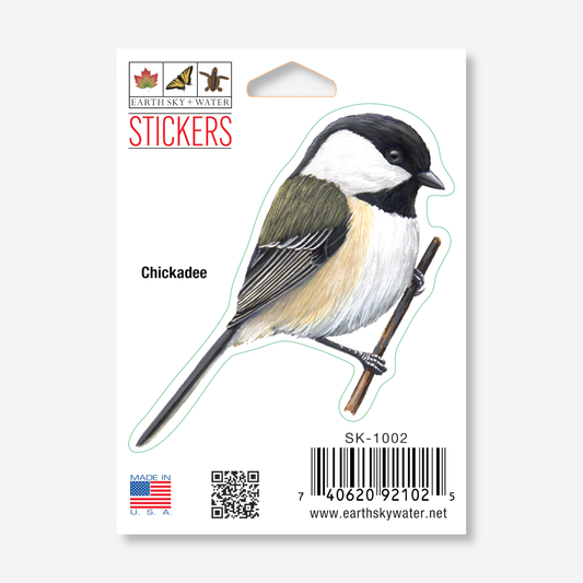 Sticker - Chickadee Nature Sticker, 2.5" x 3.5"