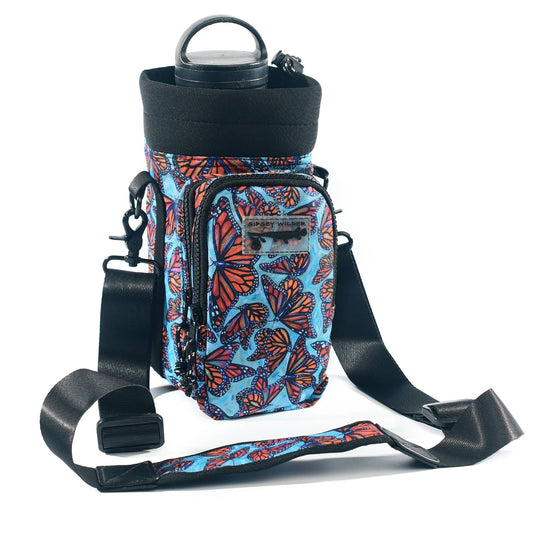 Water Bottle Carrier - Monarch Magic