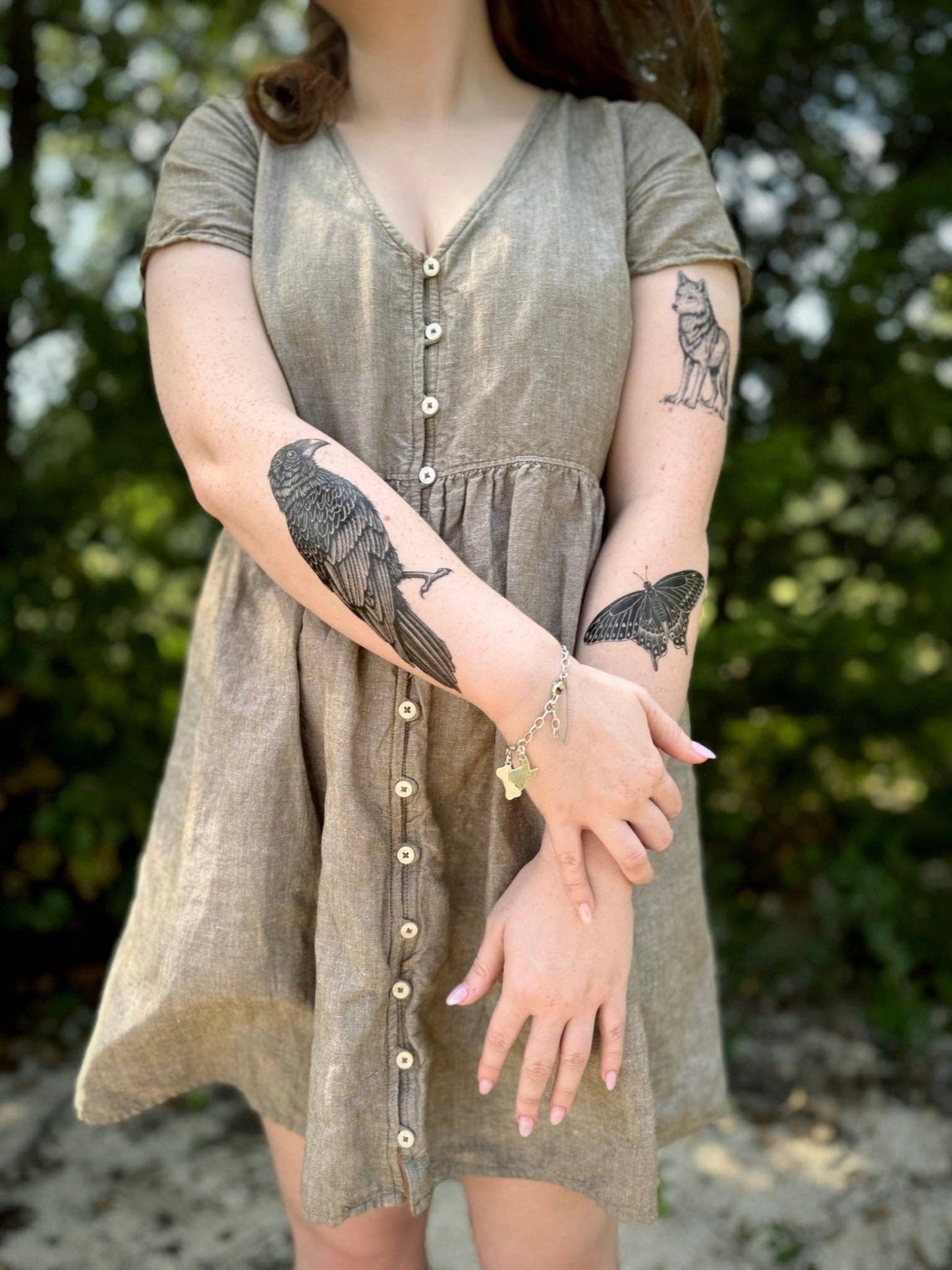 Temporary Tattoo - Raven (1 Pack)