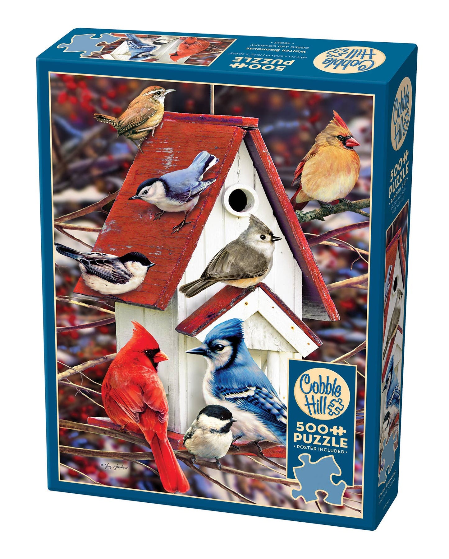 Puzzle - Winter Birdhouse (500-Piece)