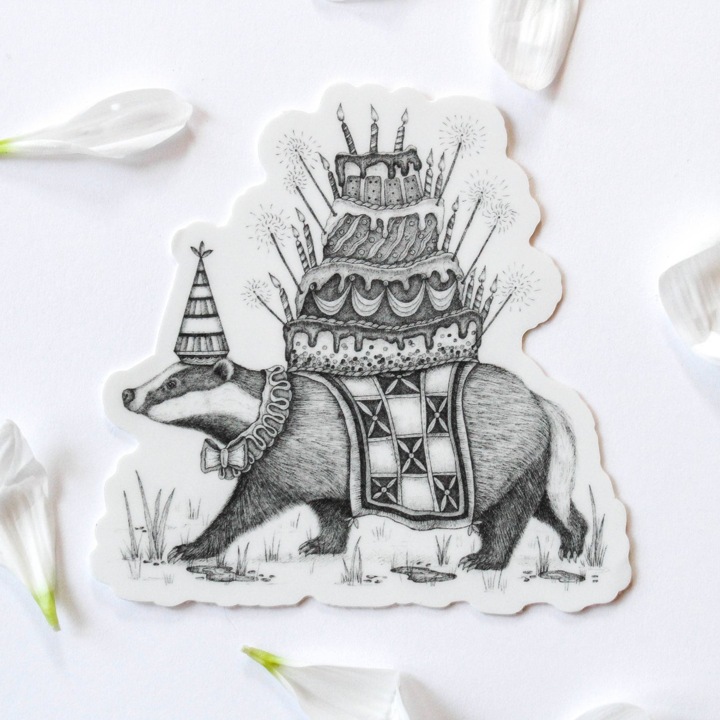 Sticker - Mackenzie Myrick - Birthday Badger