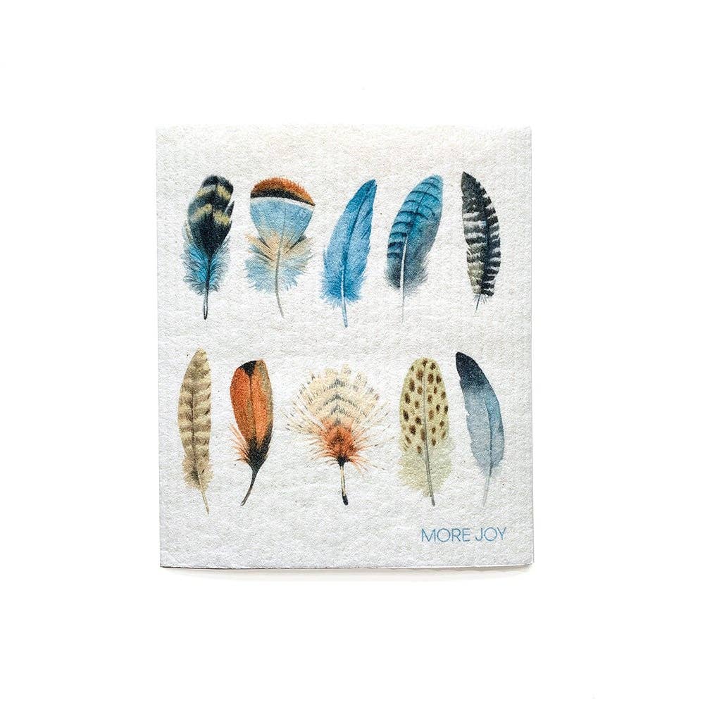 Eco-Friendly Dishcloth - Feathers