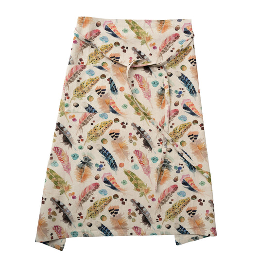 Apron - Cafe Style - Feathers