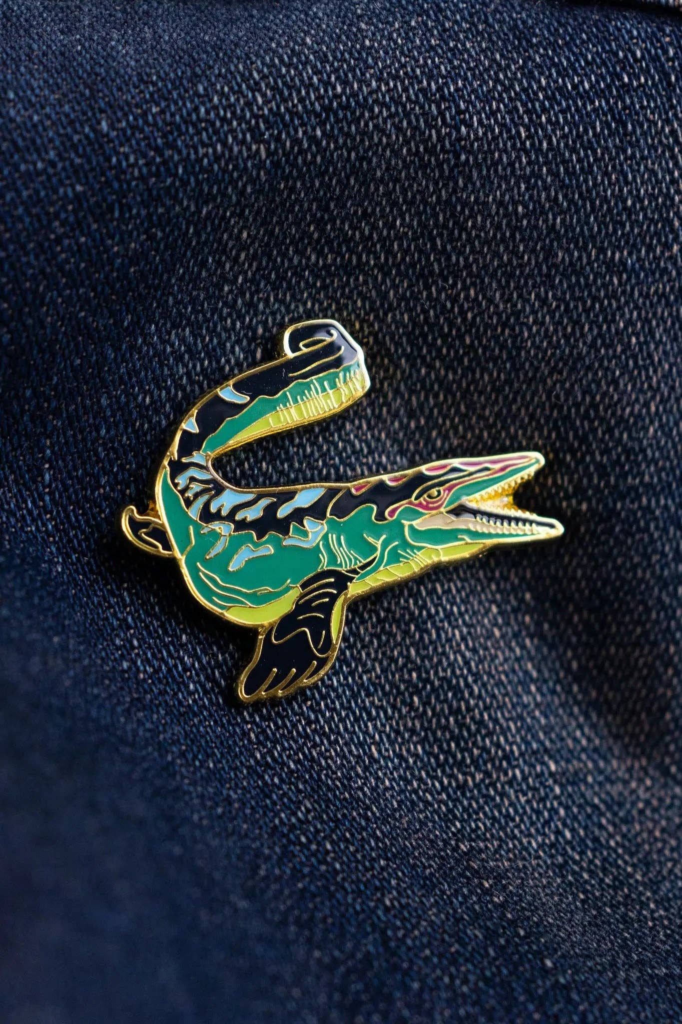 Pin - Mosasaurus Enamel Pin (Mosasaurus hoffmanni)