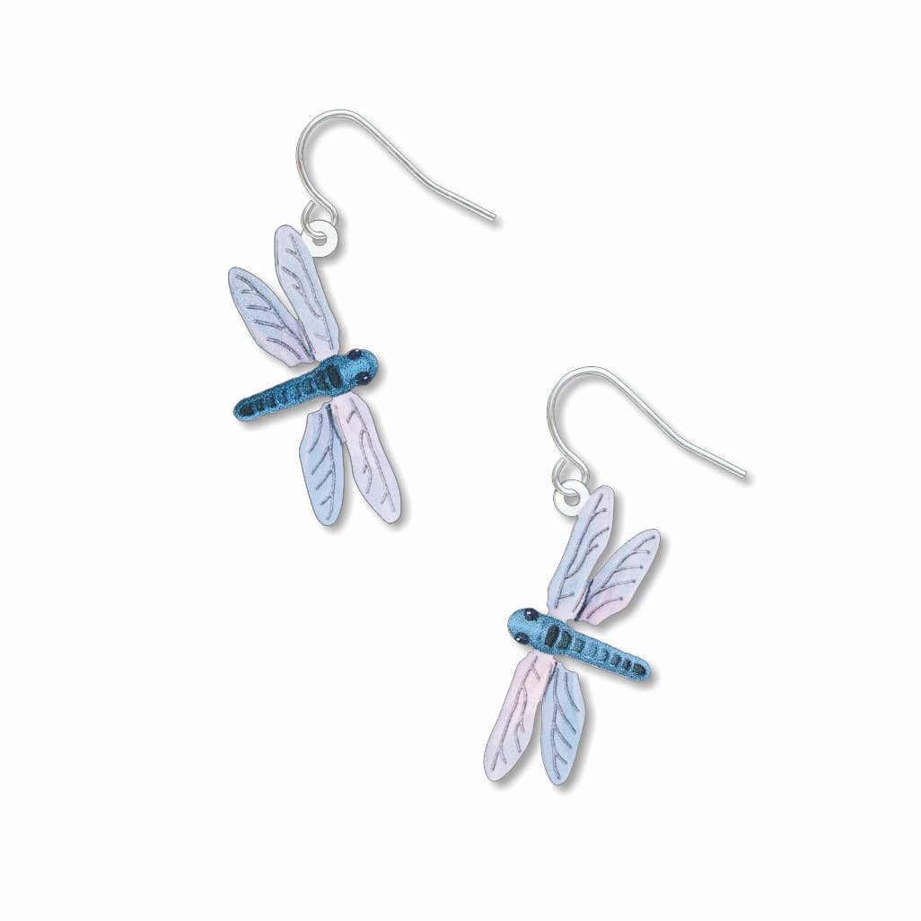 Boxed Jewelry - Dragonfly Earrings (Blue)
