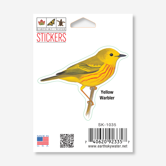 Sticker - Yellow Warblers Nature Sticker, 2.5" x 3.5"