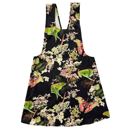 Apron - Pinafore Style - Night Moths