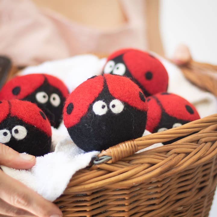 Eco-Laundry - Wool Dryer Ball - Ladybug