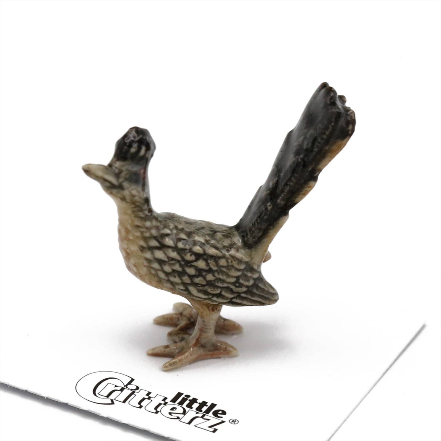 Little Critterz Porcelain Miniature - "Chaparral" Roadrunner