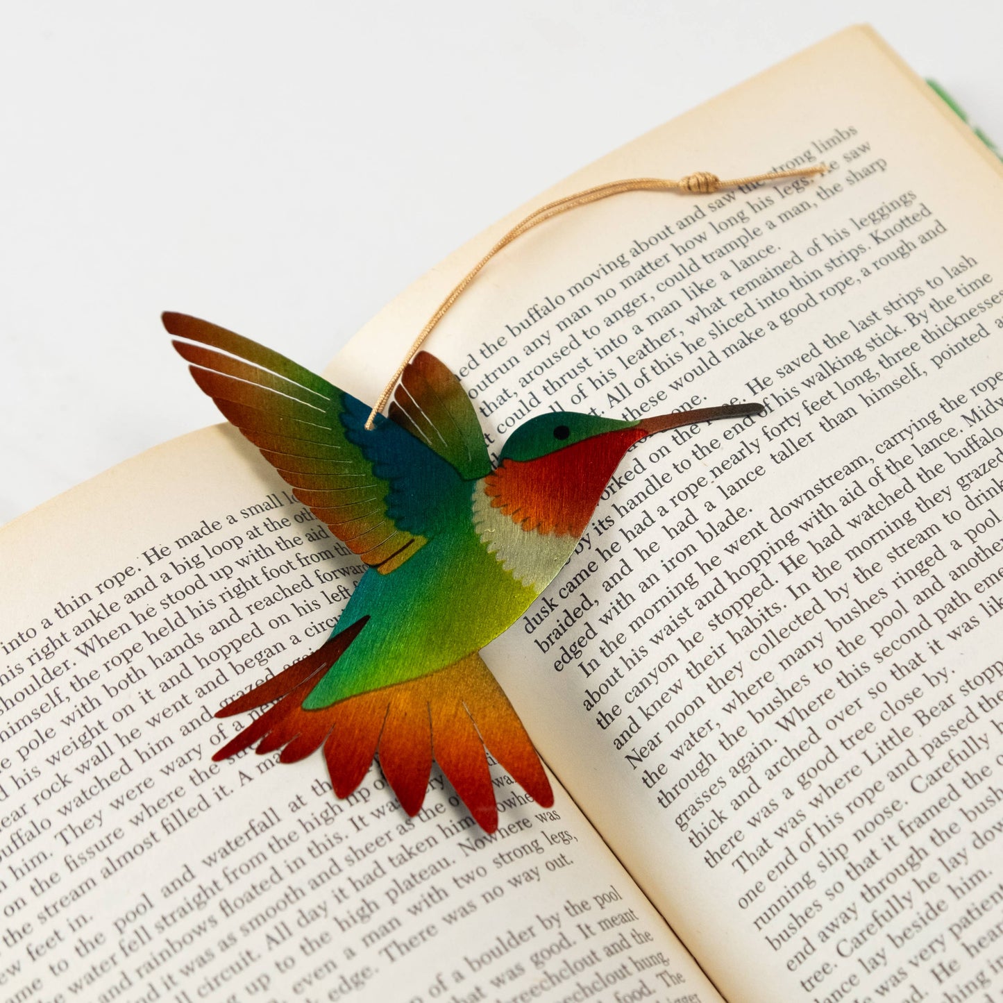 Greeting Card  - Ruby-Throated Hummingbird Ornament + Notecard