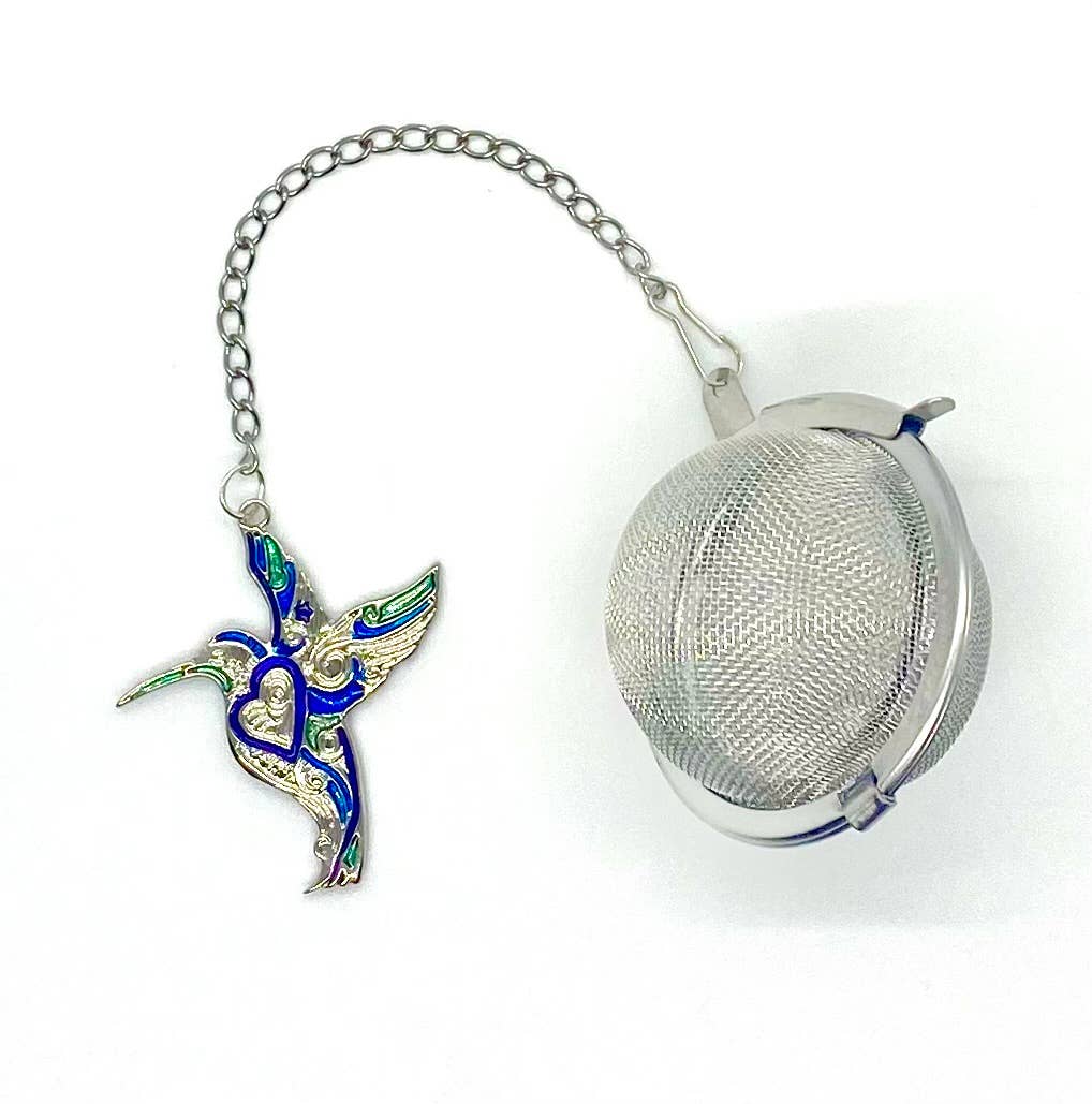 Loose Leaf Tea Infuser Ball - Hummingbird Charm