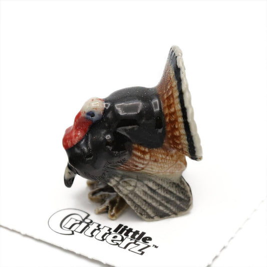 Little Critterz Porcelain Miniature - "Gobbler" Turkey