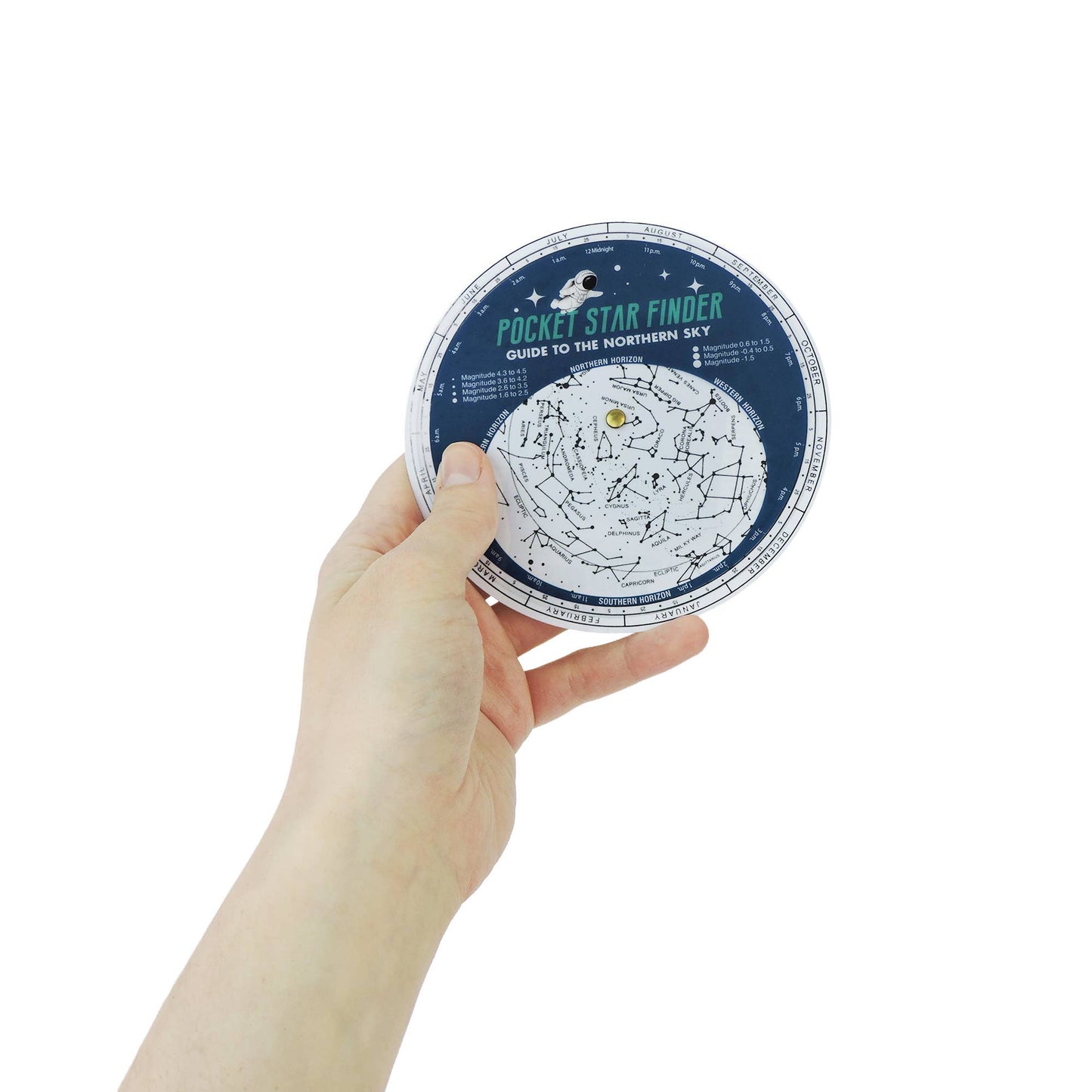 Kids - Pocket Star Finder, Travel size, Use with Flashlight, STEM