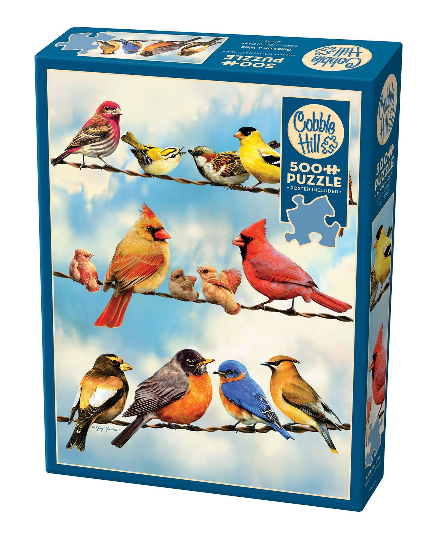Puzzle - Birds on a Wire (500-Piece)