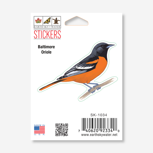 Sticker - Baltimore Oriole Nature Sticker, 2.5" x 3.5"