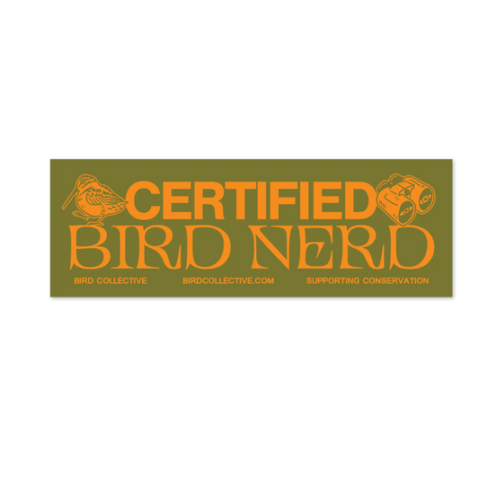 Sticker - "Certified Bird Nerd" Bumper Sticker