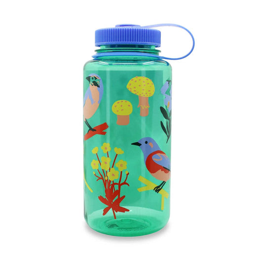 Water Bottle - Nalgene - Native Plants & Birds