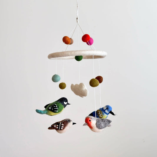 Felted Mobile - Birds