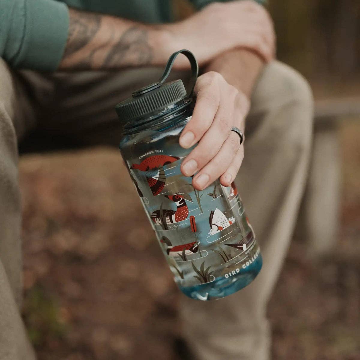Water Bottle - Nalgene - Dabbling Ducks