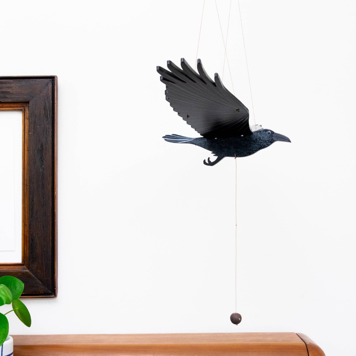 Flying Bird Mobile - Raven Crow