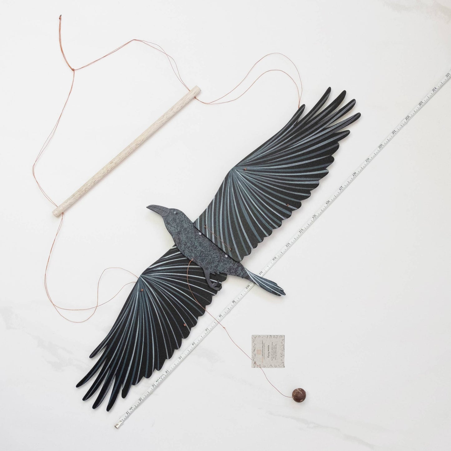 Flying Bird Mobile - Raven Crow