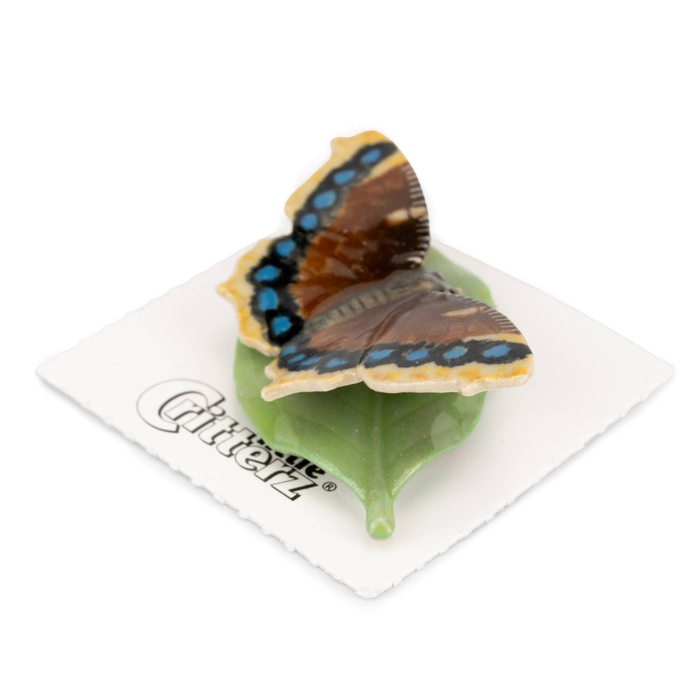 Little Critterz Porcelain Miniature - "Hope" Mourning Cloak Butterfly