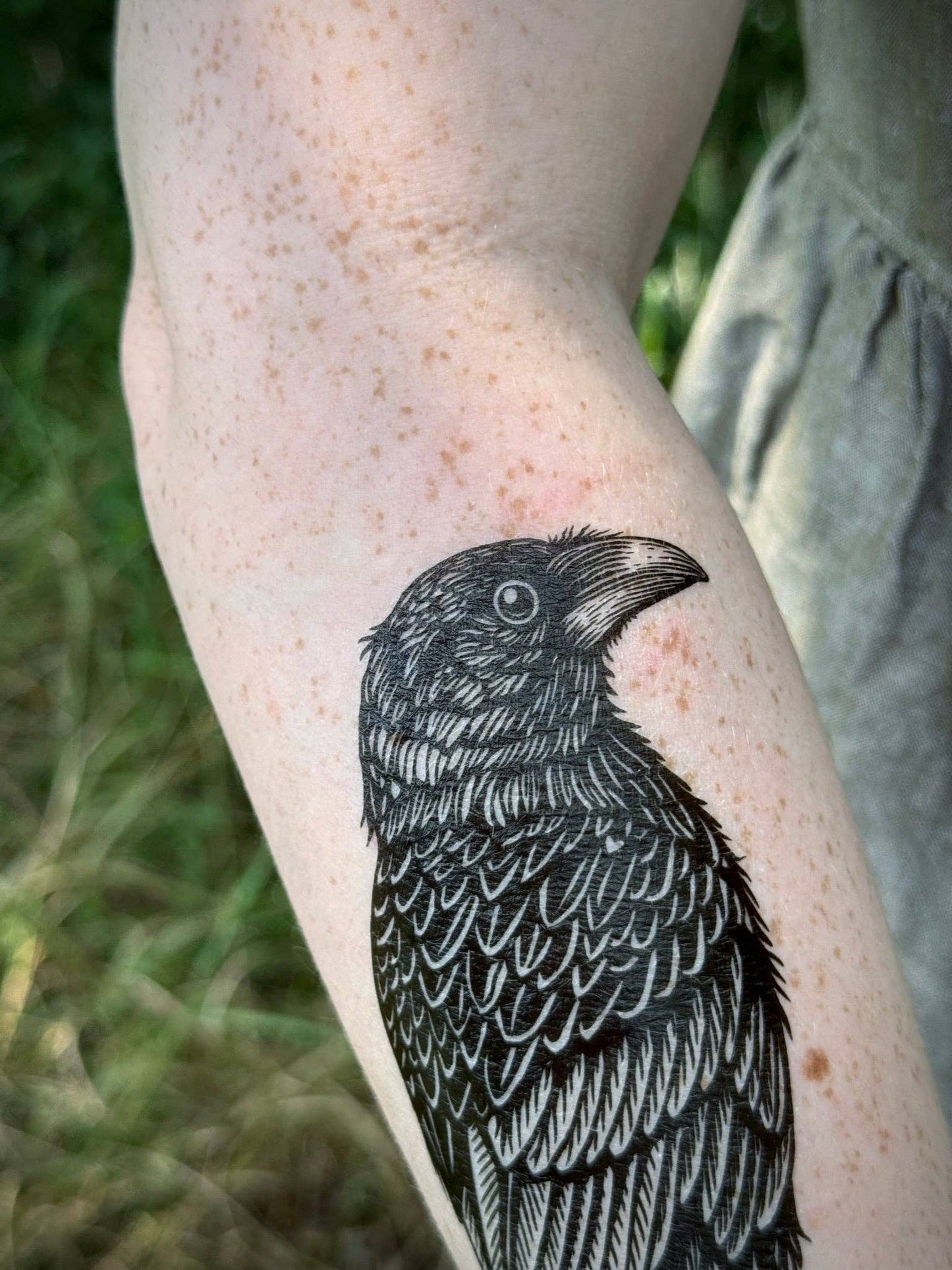 Temporary Tattoo - Raven (1 Pack)