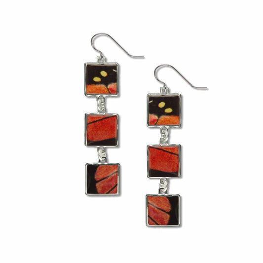 Boxed Jewelry - Monarch Butterfly Dangle Earrings