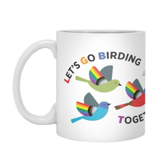 Mug - Ceramic - Audubon Let's Go Birding Together Rainbow (2020)