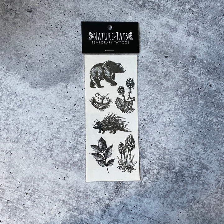 Temporary Tattoo - Forest Forage (1 pack)