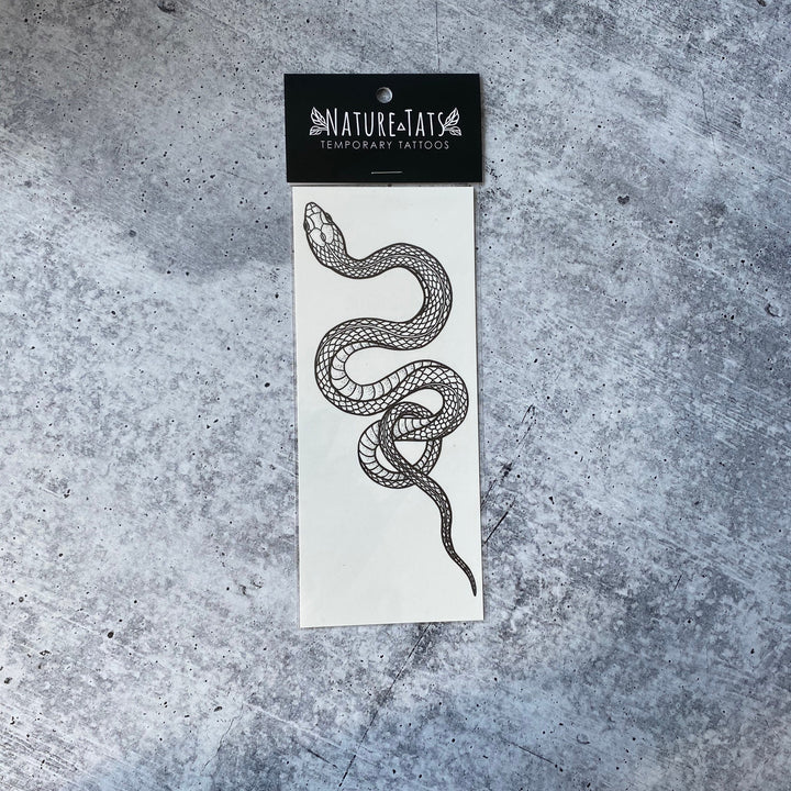 Temporary Tattoo - Garden Snake (1 pack)