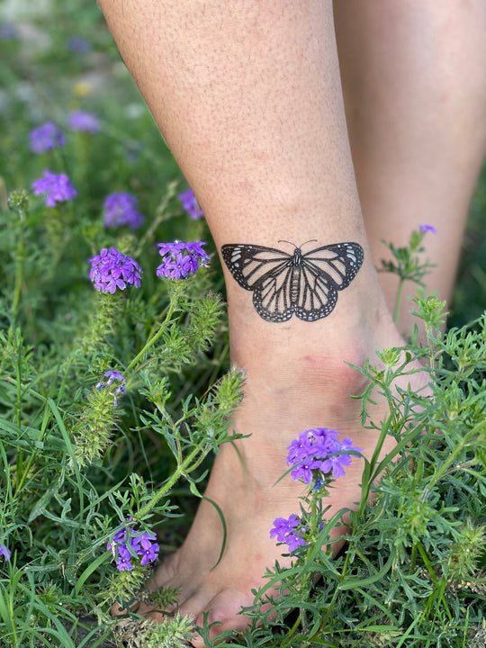 Temporary Tattoo - Monarch Butterfly (1 pack)