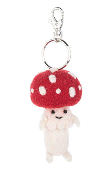 Felt Keychain - Mushroom